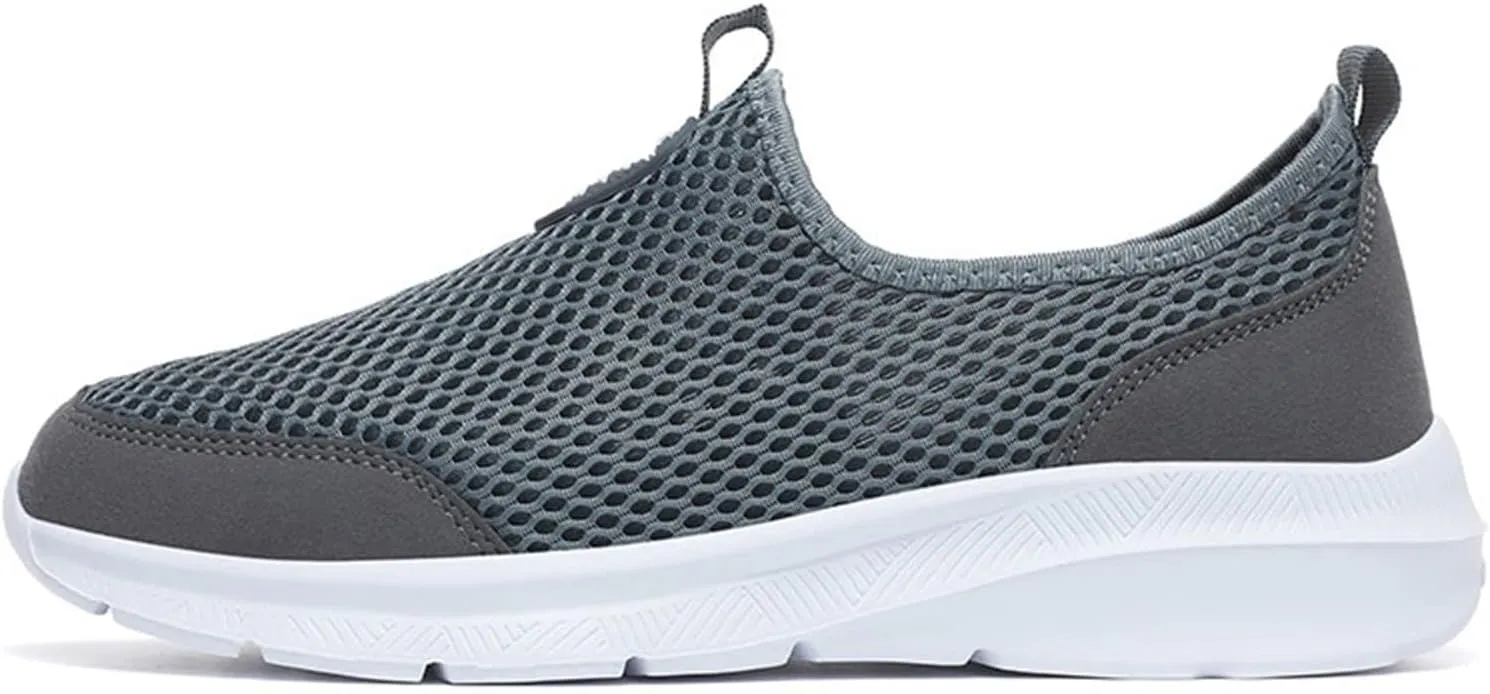 Fashion Summer Men Breathable Mesh Shallow Lace Up Casual Shoes Mens Classic Leather Sneaker