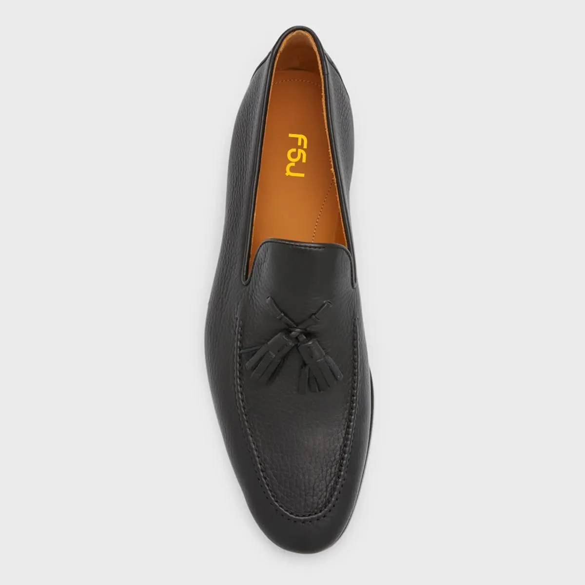 FSJ Men's Tassel Loafers Slip On Comfy Cushioned Insole Driving Flats Fashion Luxury Formal Business Slippers Dress Shoes Size 4-16 US
