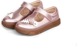 Genuine Leather Girls Mary Jane Shoes Round Toe Little Girls Party Dress Princess Casual Flats Shoes