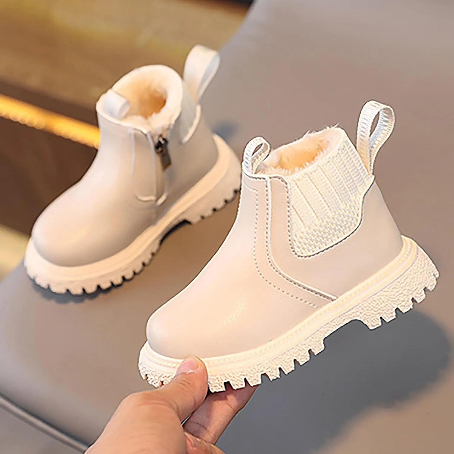 Girls and Boys Snow Fashion Ankle Boots Warm Walking Outdoor Shoes Girls Sneakers Tennis Shoes Snow Winter Boots