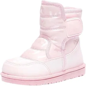 Girls Boys Snow Boots Outdoor Warm Comfortable Non Slip Mid Calf Padded Small Big Kids Winter Shoes Kid Winter