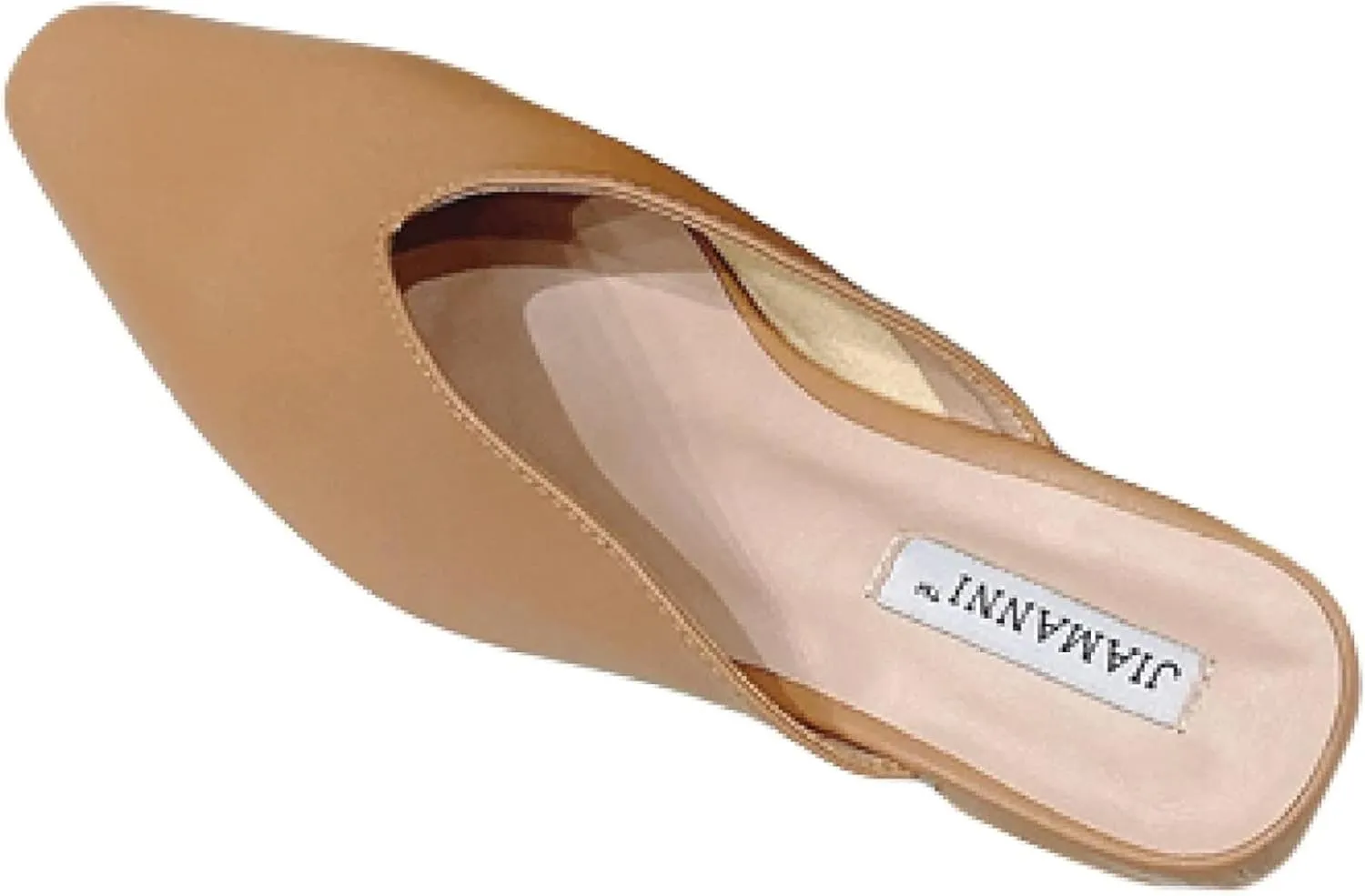 Girls Fashion Mule Sandals Square Toe Thick Heels Women's Open Back Loafers Bridal Party Slippers