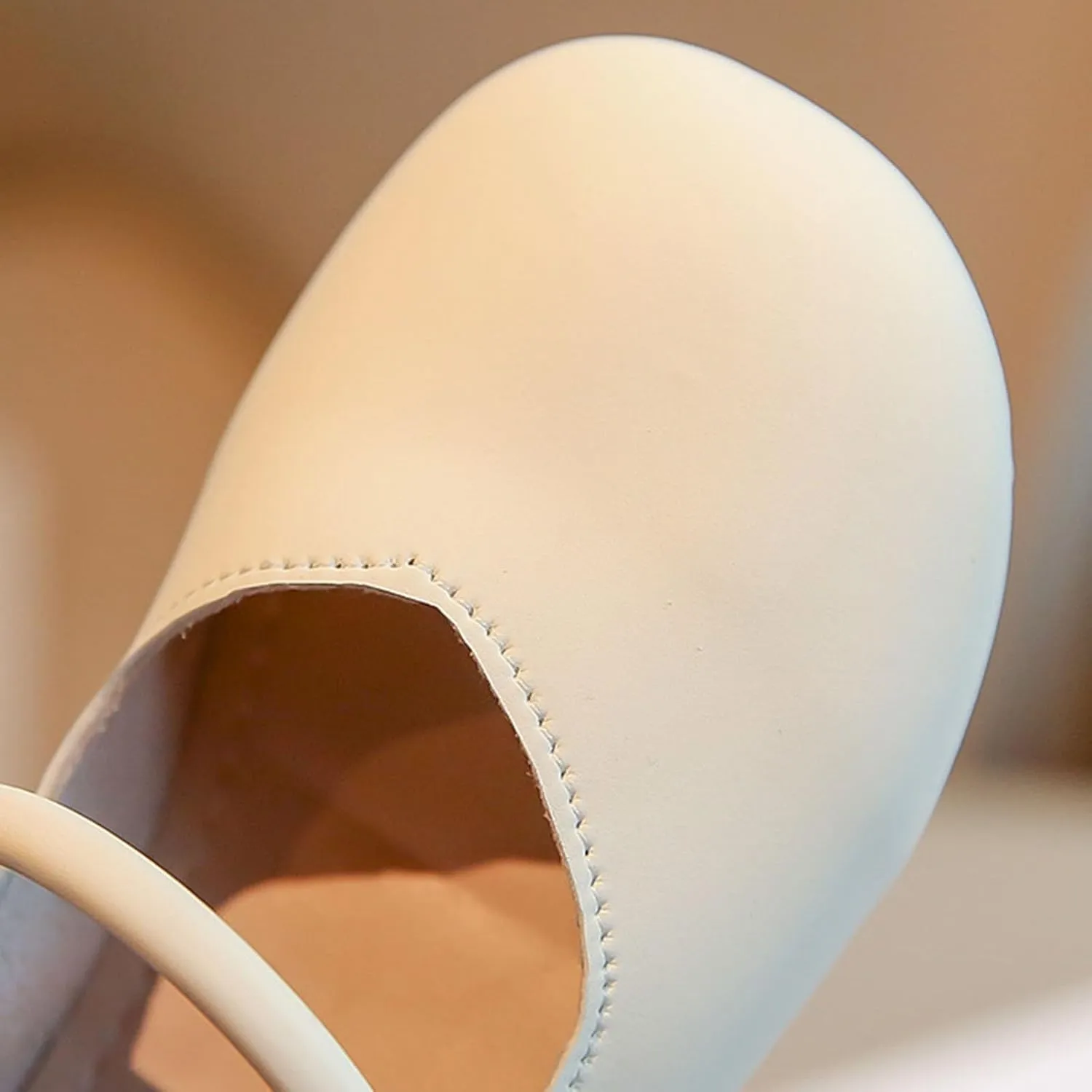 Girls Wedding Flat?? Solid Flower Mary Jane Dress Shoes Square Toe Ballet Soft Sole Slip On Flat for Part?? School