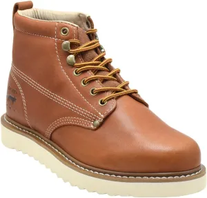 Golden Fox Men's Plain Toe Work Boots Lightweight