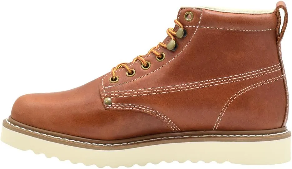 Golden Fox Men's Plain Toe Work Boots Lightweight