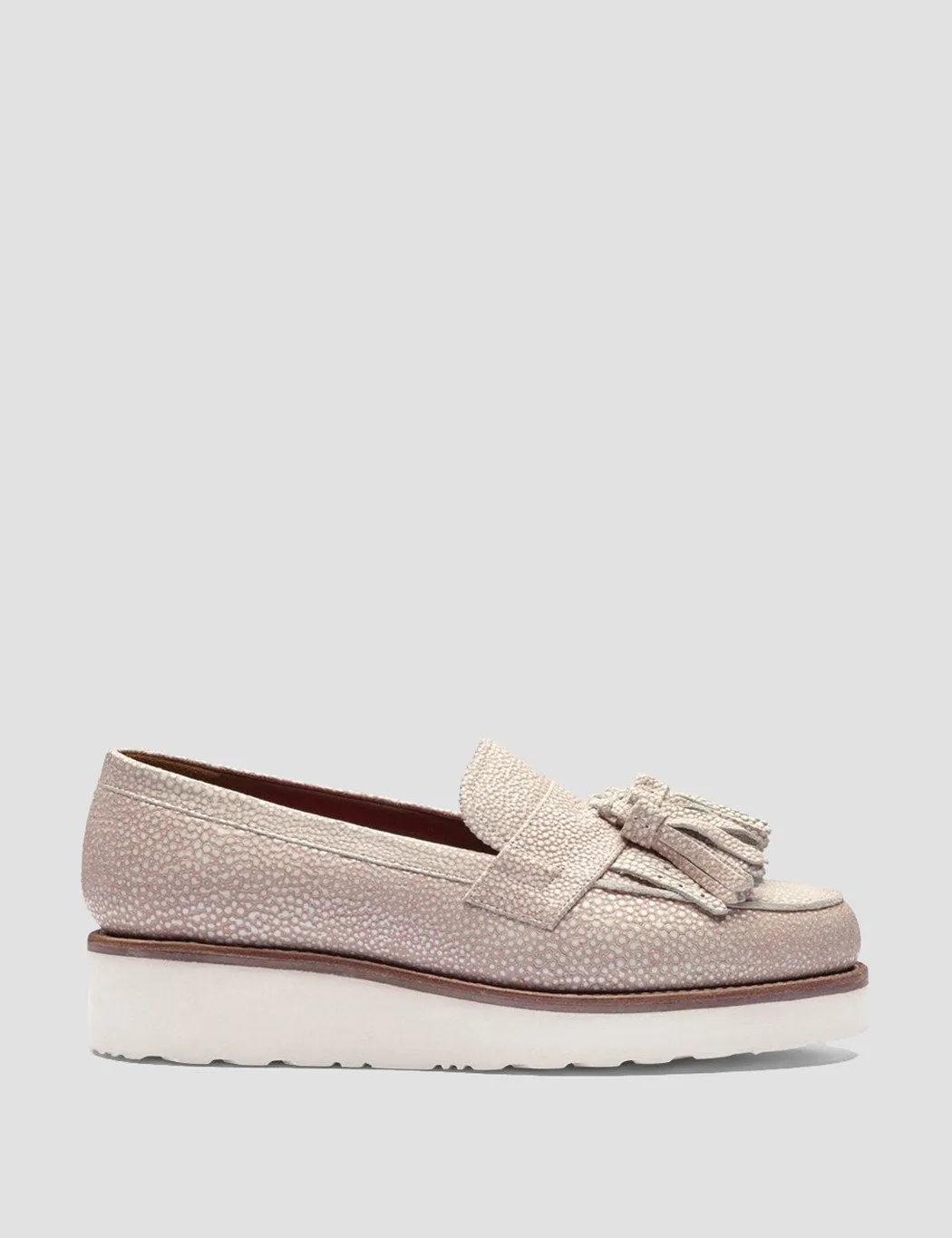Grenson Womens Clara Loafer - Pink Stingray
