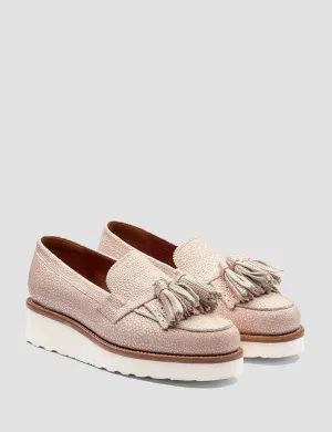 Grenson Womens Clara Loafer - Pink Stingray