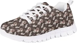Hawapod Boys Girls Sneakers Little Girls Golf Shoes Tennis Running Athletic Flat Shoes