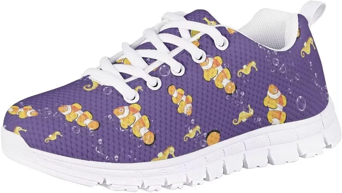 Hawapod Boys Girls Sneakers Little Girls Golf Shoes Tennis Running Athletic Flat Shoes
