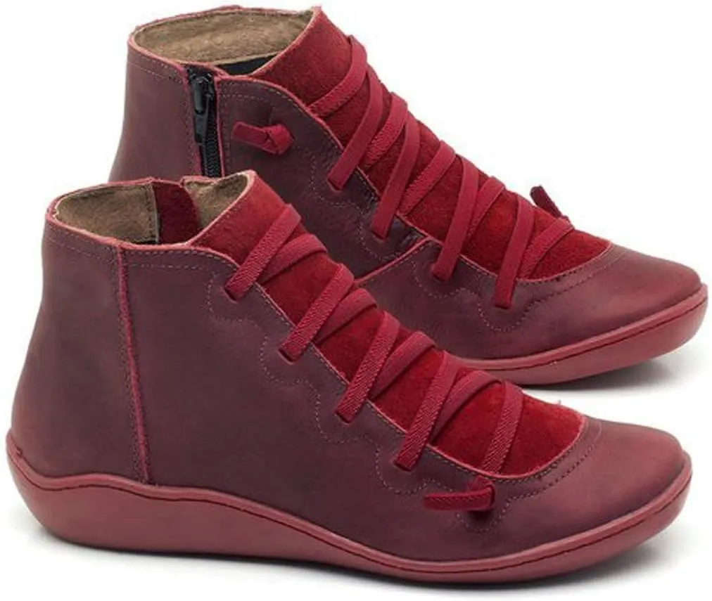Hiking Boots Women Ankle Black Ankle Booties for Women Lace Up Ankle Boots Shoes for Women Lightweight Cute Round Toe Round Toe Suede Stacked Heel