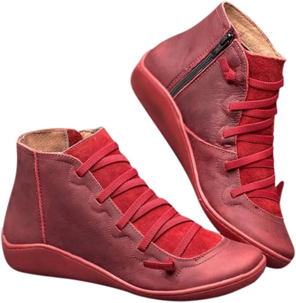 Hiking Boots Women Ankle Black Ankle Booties for Women Lace Up Ankle Boots Shoes for Women Lightweight Cute Round Toe Round Toe Suede Stacked Heel