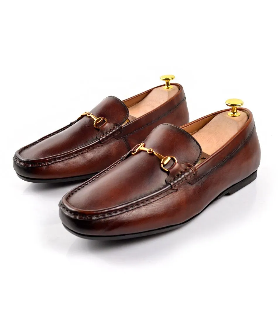 Horsebit Loafers - Cognac