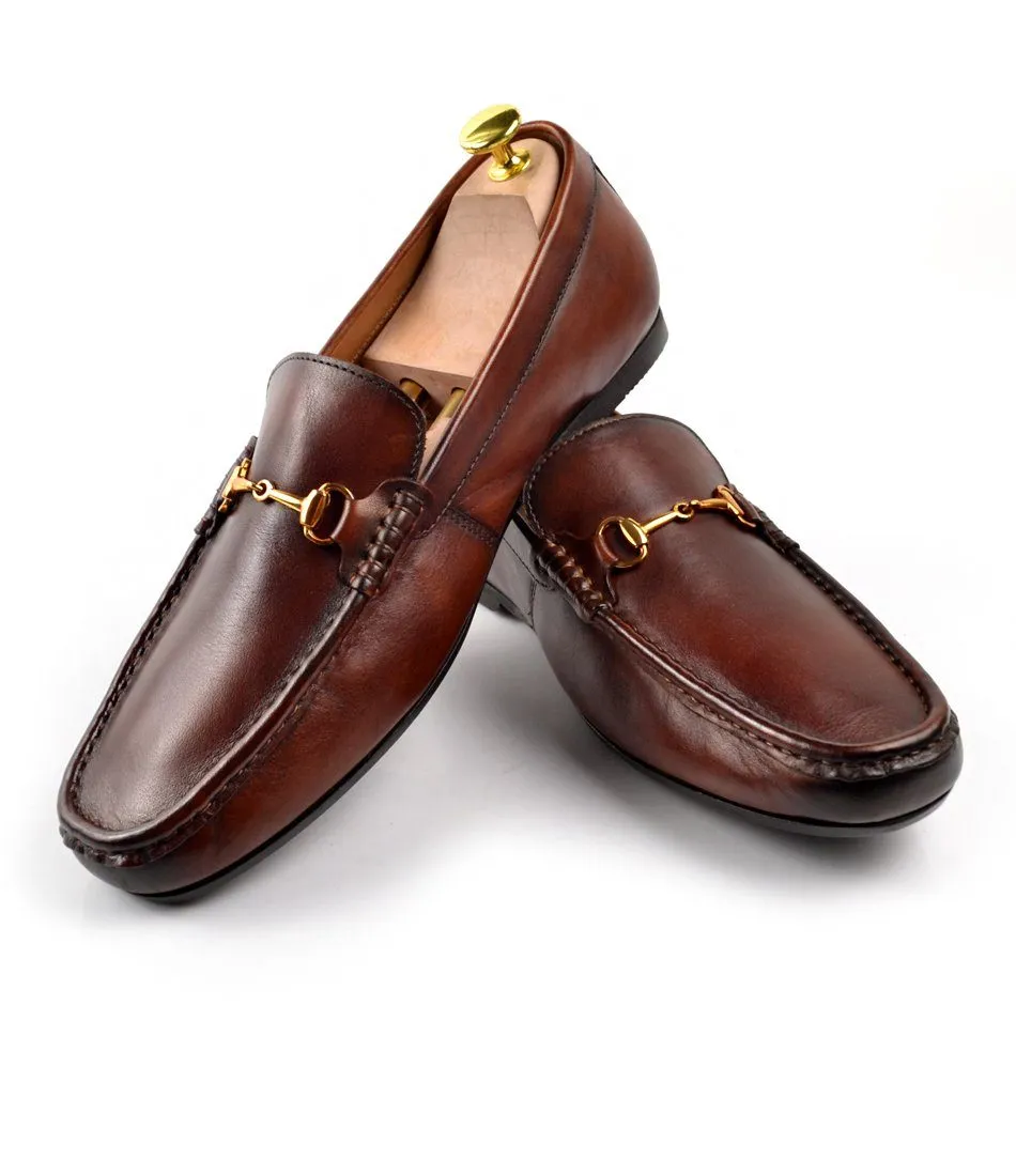 Horsebit Loafers - Cognac