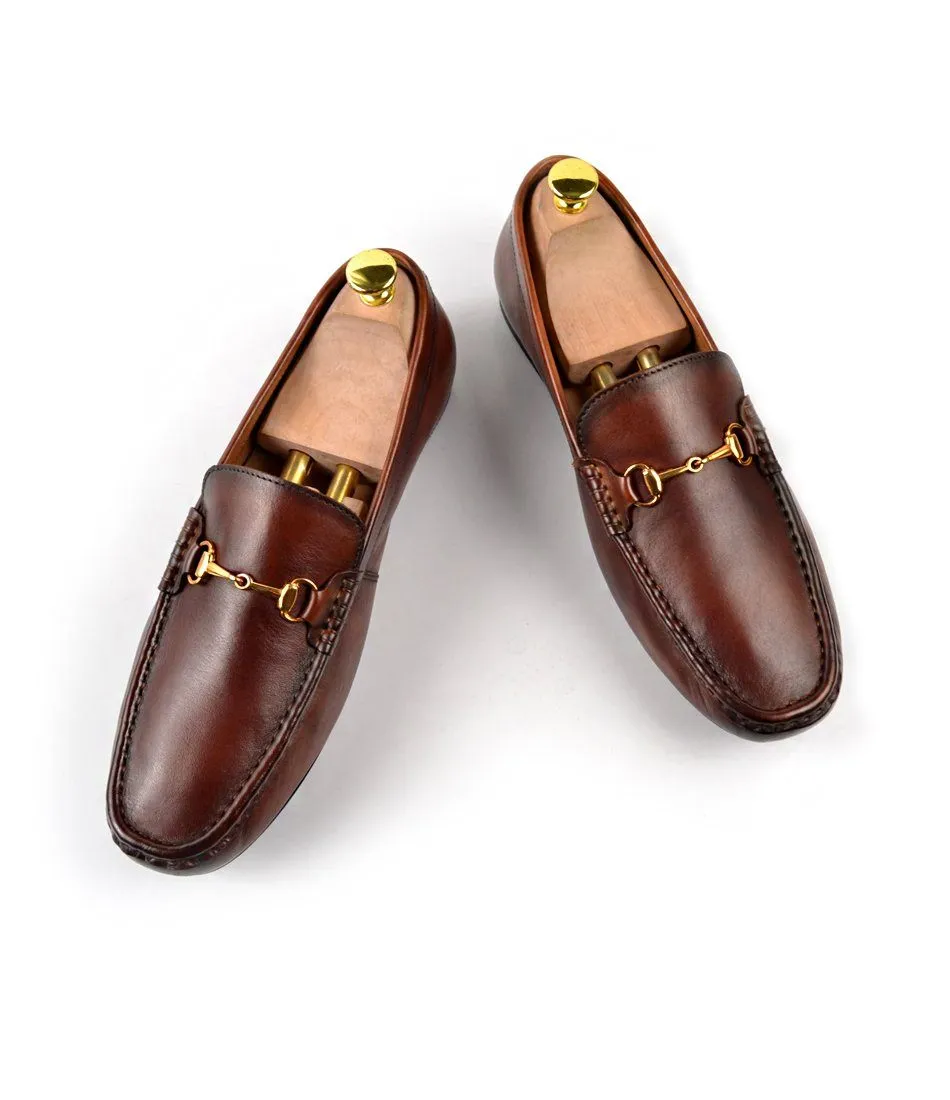 Horsebit Loafers - Cognac