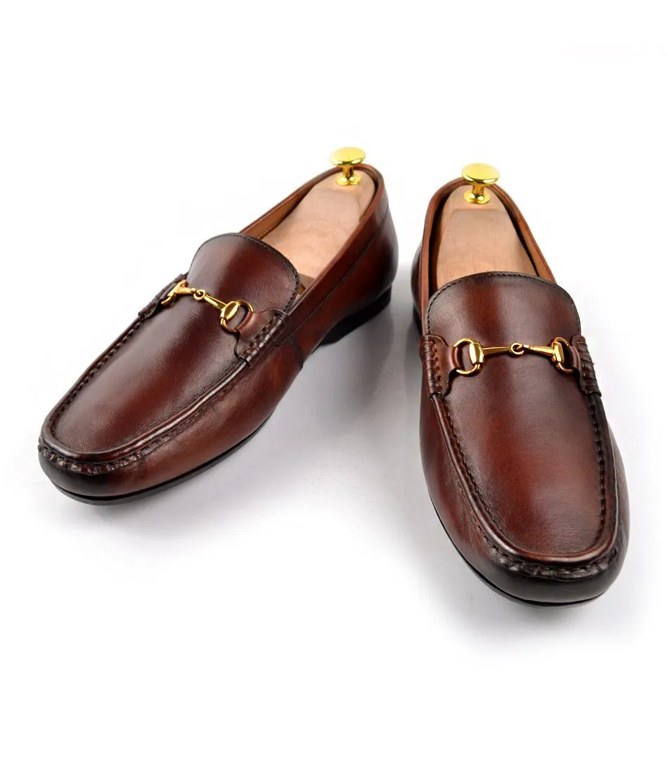 Horsebit Loafers - Cognac