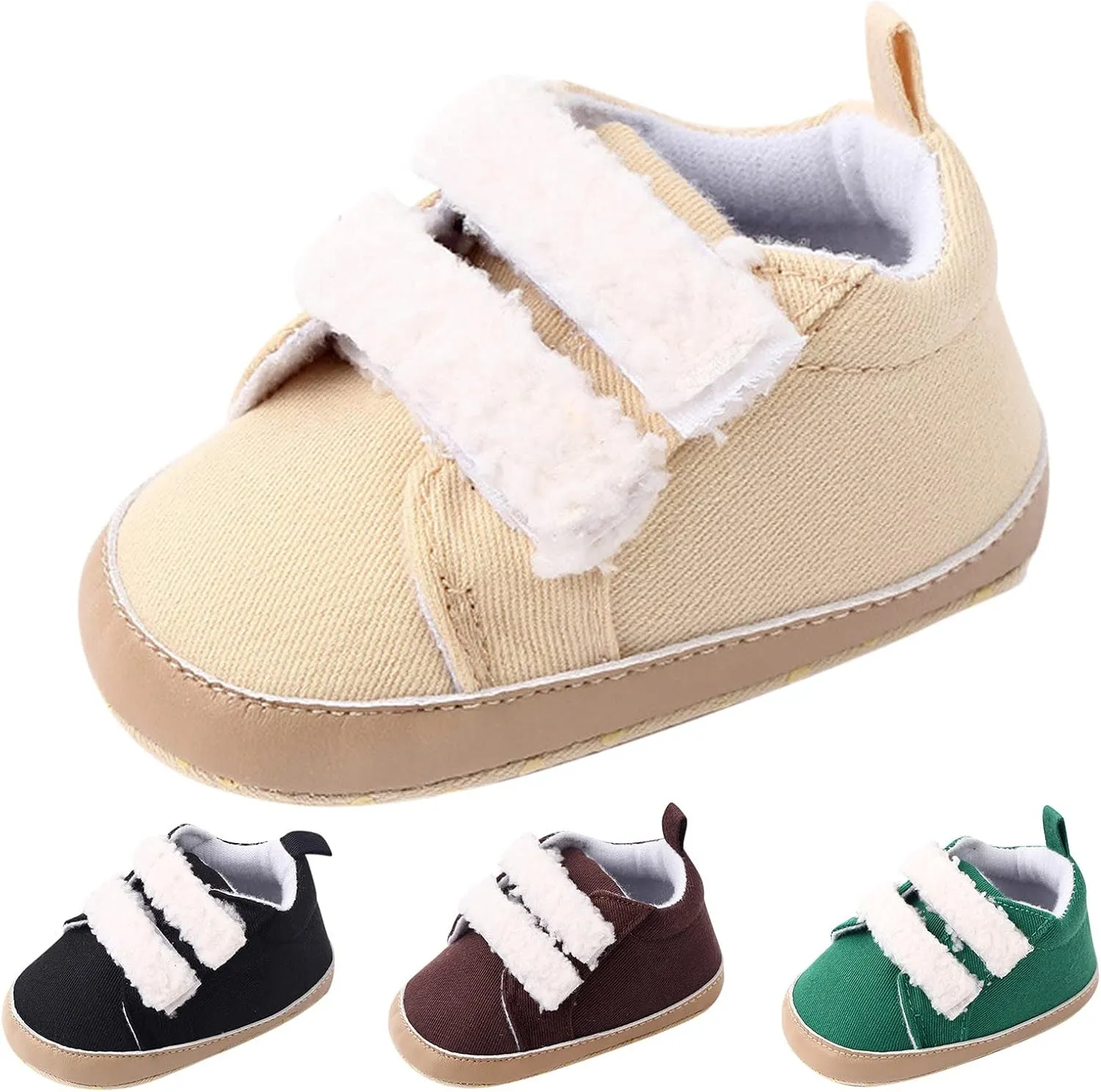 Infants Toddler Platform Sports Shoes Double Strap Soft Lightweight Non Slip Soft Outdoor Sneakers for Boys Girls