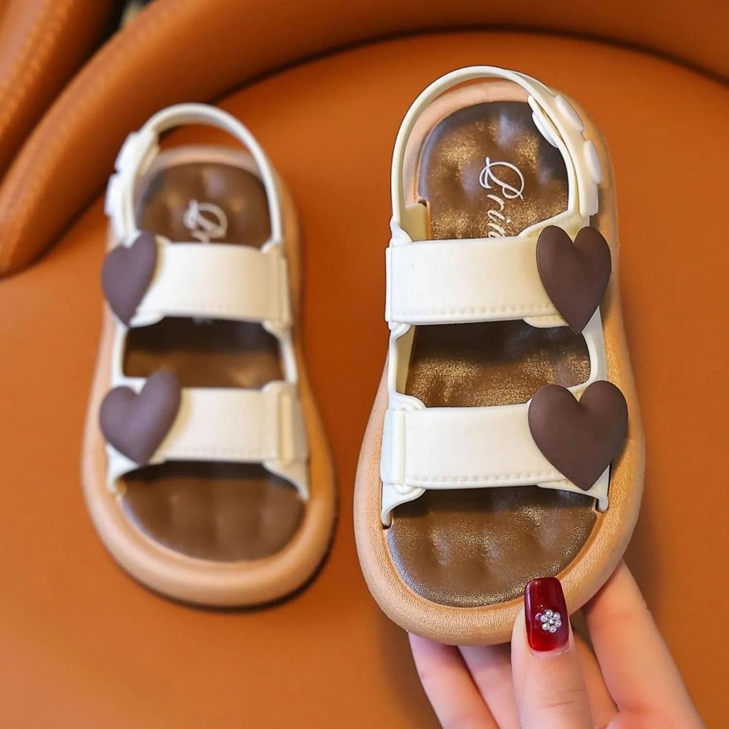 Jelly Sandals for Girls Girls Summer Open Toe Sandals Simple Versatile Beach Soft Non Slip Little Double Adjustable Boys