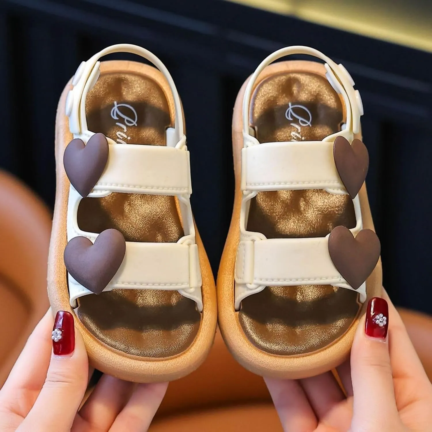 Jelly Sandals for Girls Girls Summer Open Toe Sandals Simple Versatile Beach Soft Non Slip Little Double Adjustable Boys