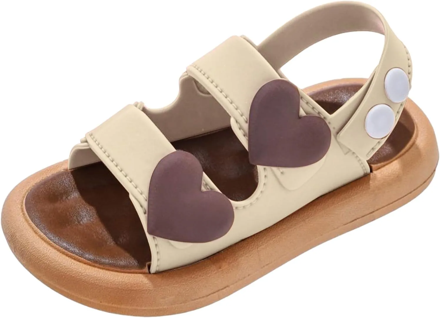 Jelly Sandals for Girls Girls Summer Open Toe Sandals Simple Versatile Beach Soft Non Slip Little Double Adjustable Boys