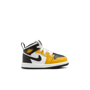 Jordan - Boy - TD Air Jordan 1 Mid - Yellow Ochre/Black