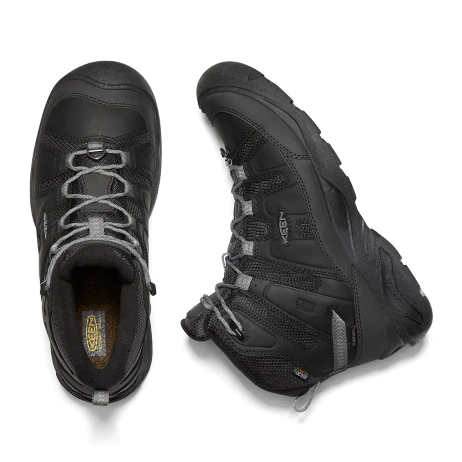 Keen Circadia Mid Polar Boot (Men) - Black/Steel Grey