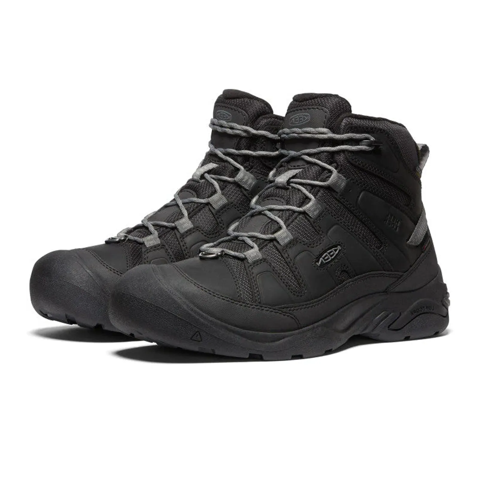 Keen Circadia Mid Polar Boot (Men) - Black/Steel Grey