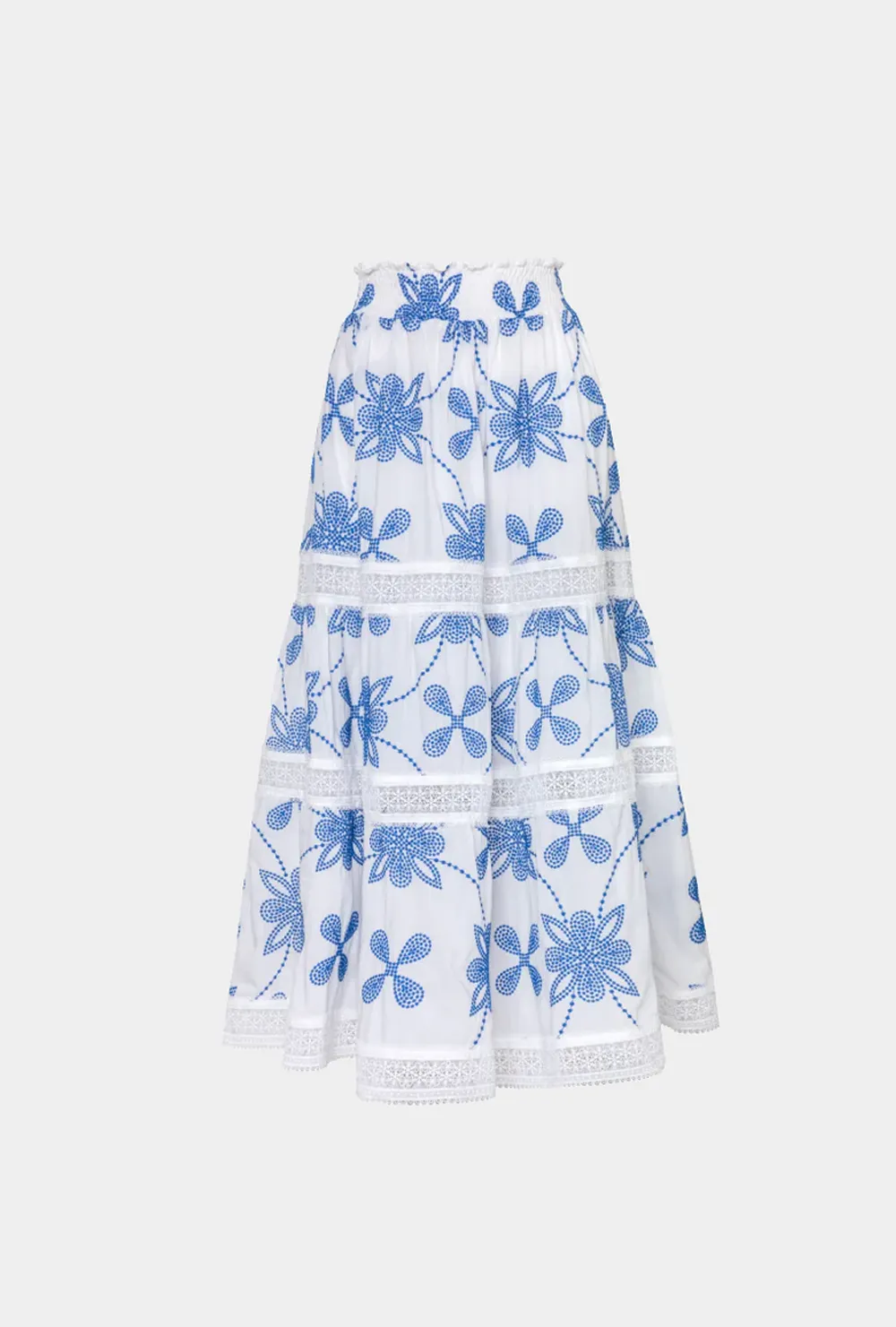 KELLY SKIRT WHITE/BLUE