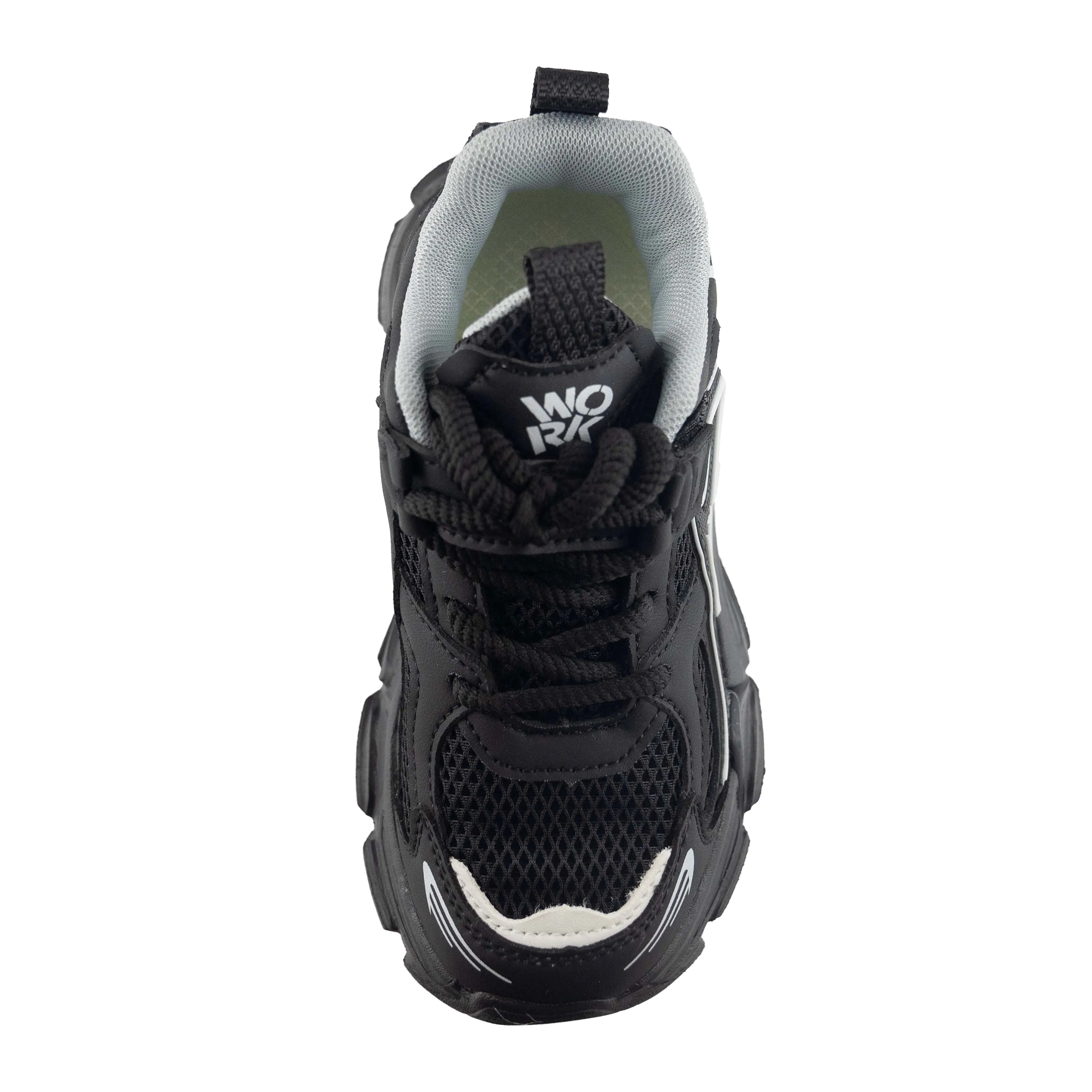 Kids' Chunky Sneakers – Stylish & Comfortable Sport Shoes Black A6815 Black