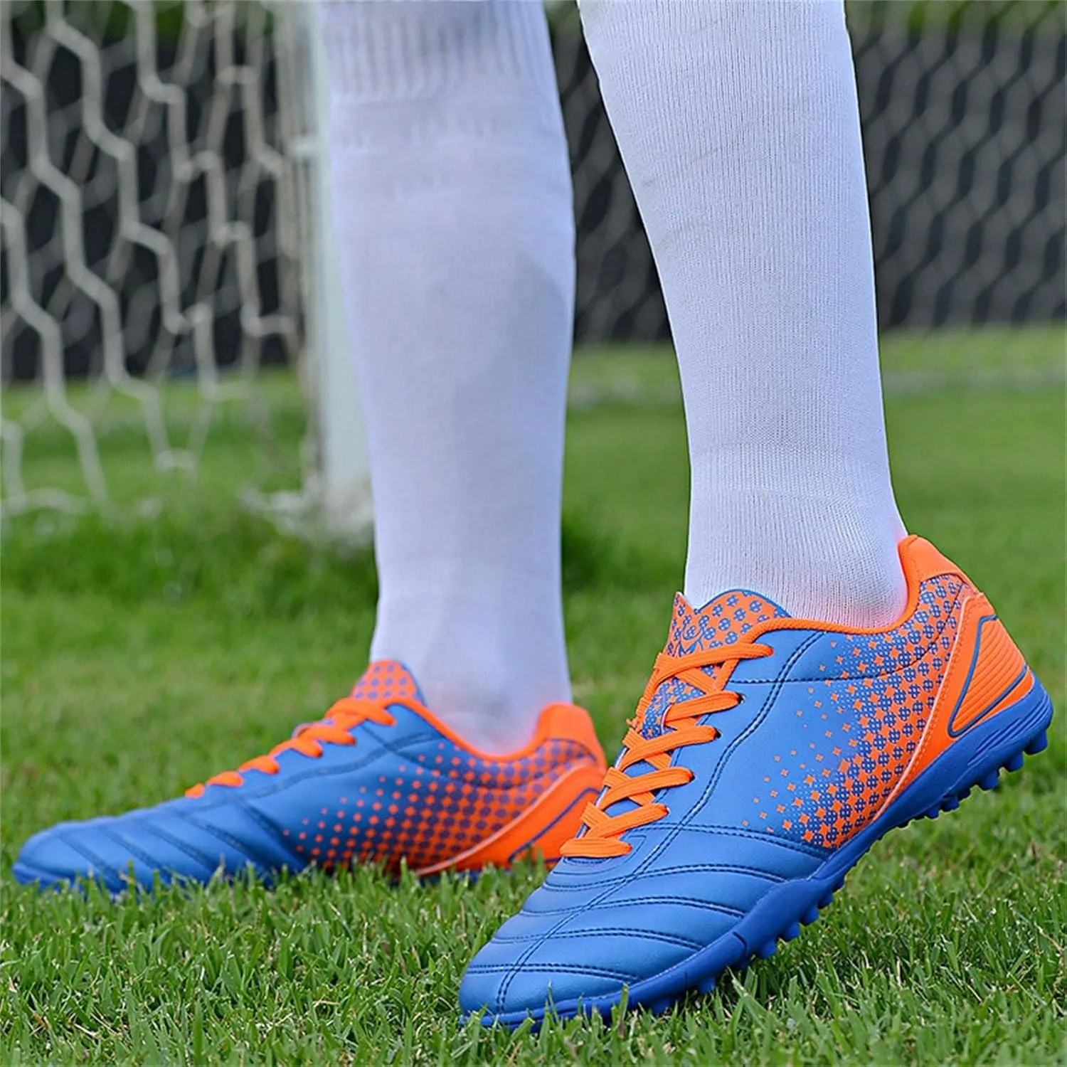 Kids Football Boots Outdoor Sport Sneakers Girls Boys Artificial Ground Soccer Cleats Lightweight Training Shoes