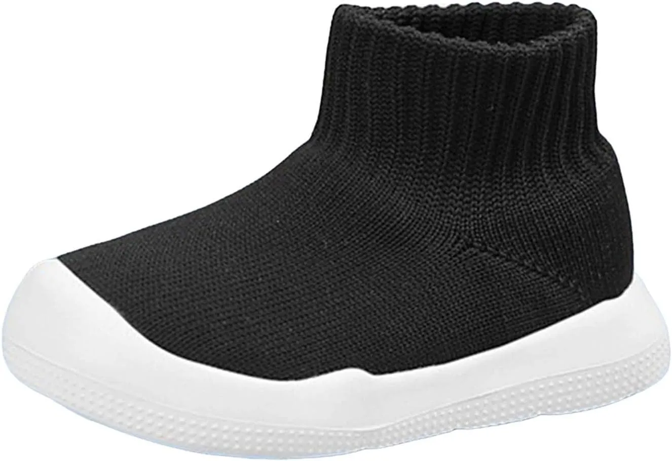 Kids Sock Shoes Fashion Sneakers Boys Girls Shoes Toddlers Walking Shoes Soft Sports Shoes Breathable Casual Shoes