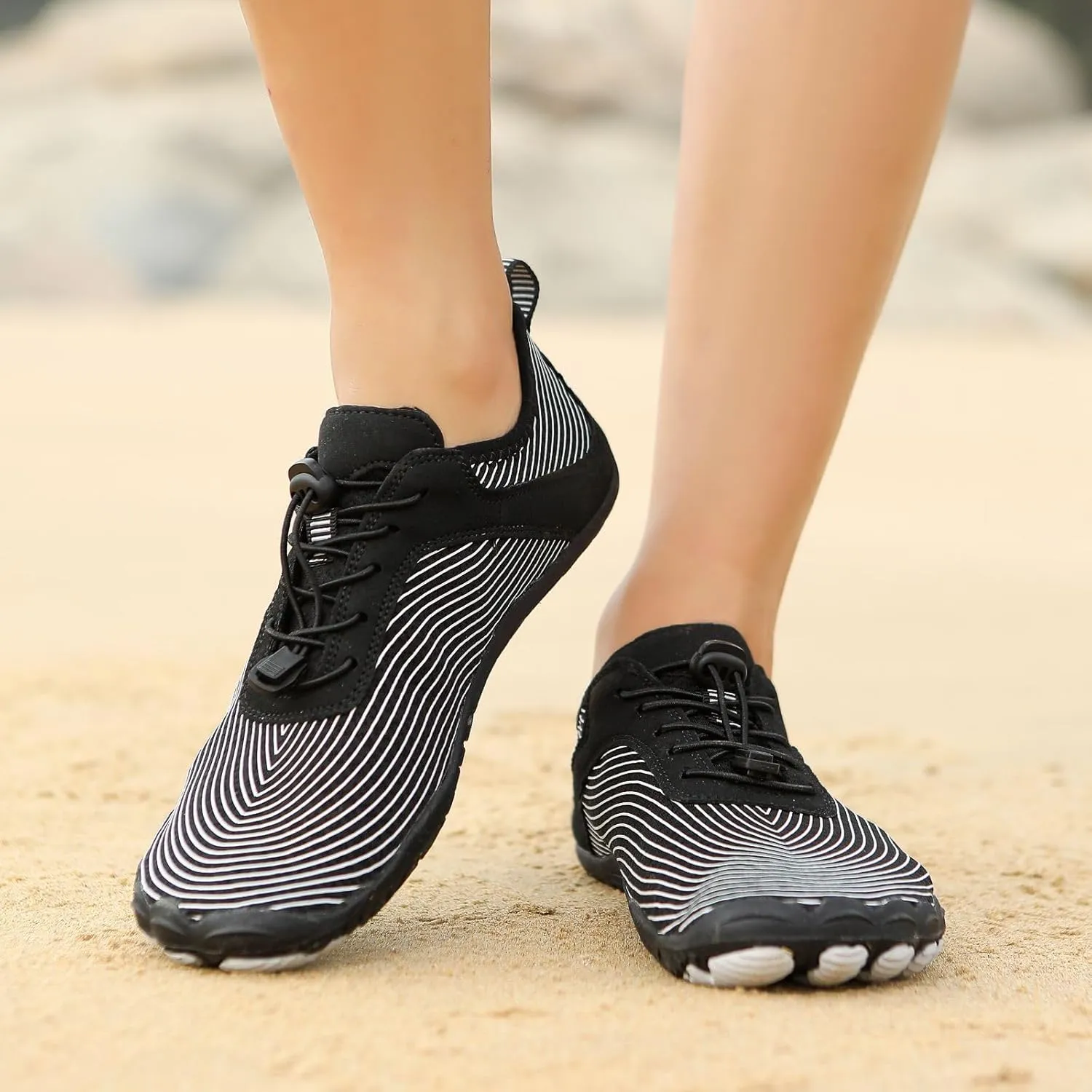 Men Women Water Sports Shoes Slip-On Quick Dry Vacation Beach Shoes Waterproof Gym Workout Running Shoes