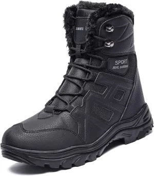 Men's and Women's Winter Snow Boots Waterproof Hiking Boots Tactical Work Boots Outdoor Lightweight Military Boots