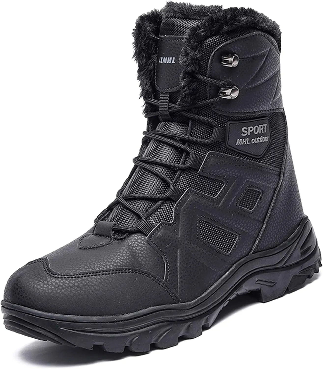 Men's and Women's Winter Snow Boots Waterproof Hiking Boots Tactical Work Boots Outdoor Lightweight Military Boots