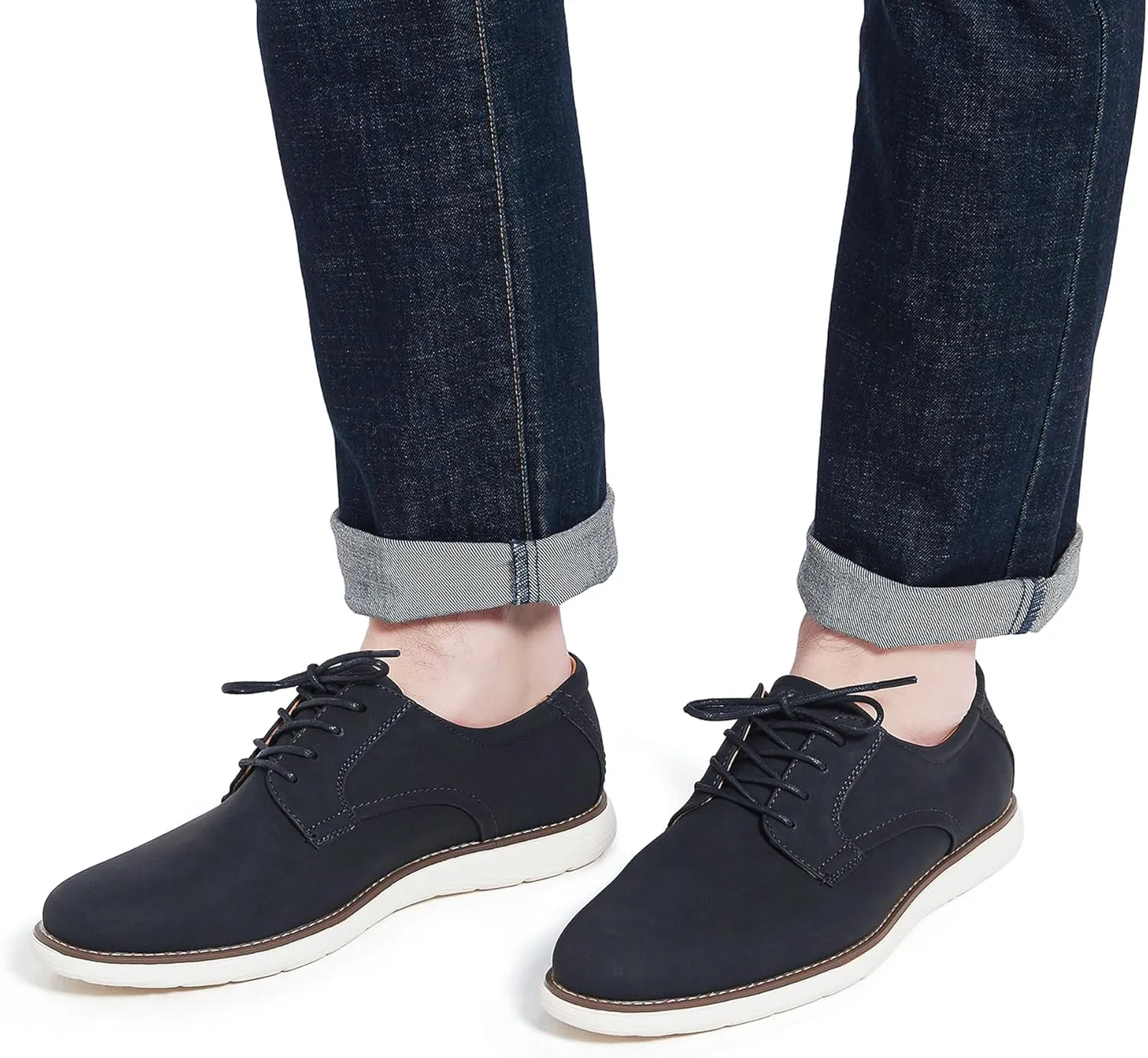 Men's Casual Dress Shoes Fashion Dress Sneakers Business Casual Shoes Comfortable Work Oxfords Office Walking Sneakers