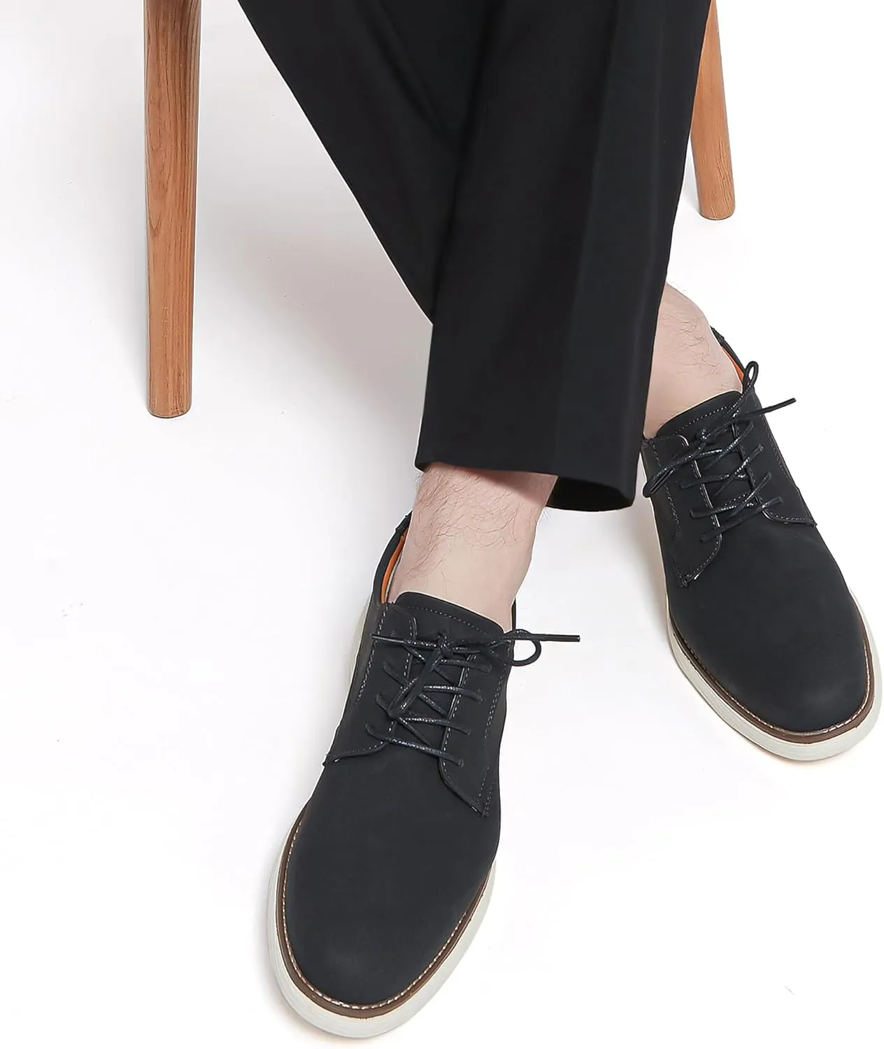 Men's Casual Dress Shoes Fashion Dress Sneakers Business Casual Shoes Comfortable Work Oxfords Office Walking Sneakers