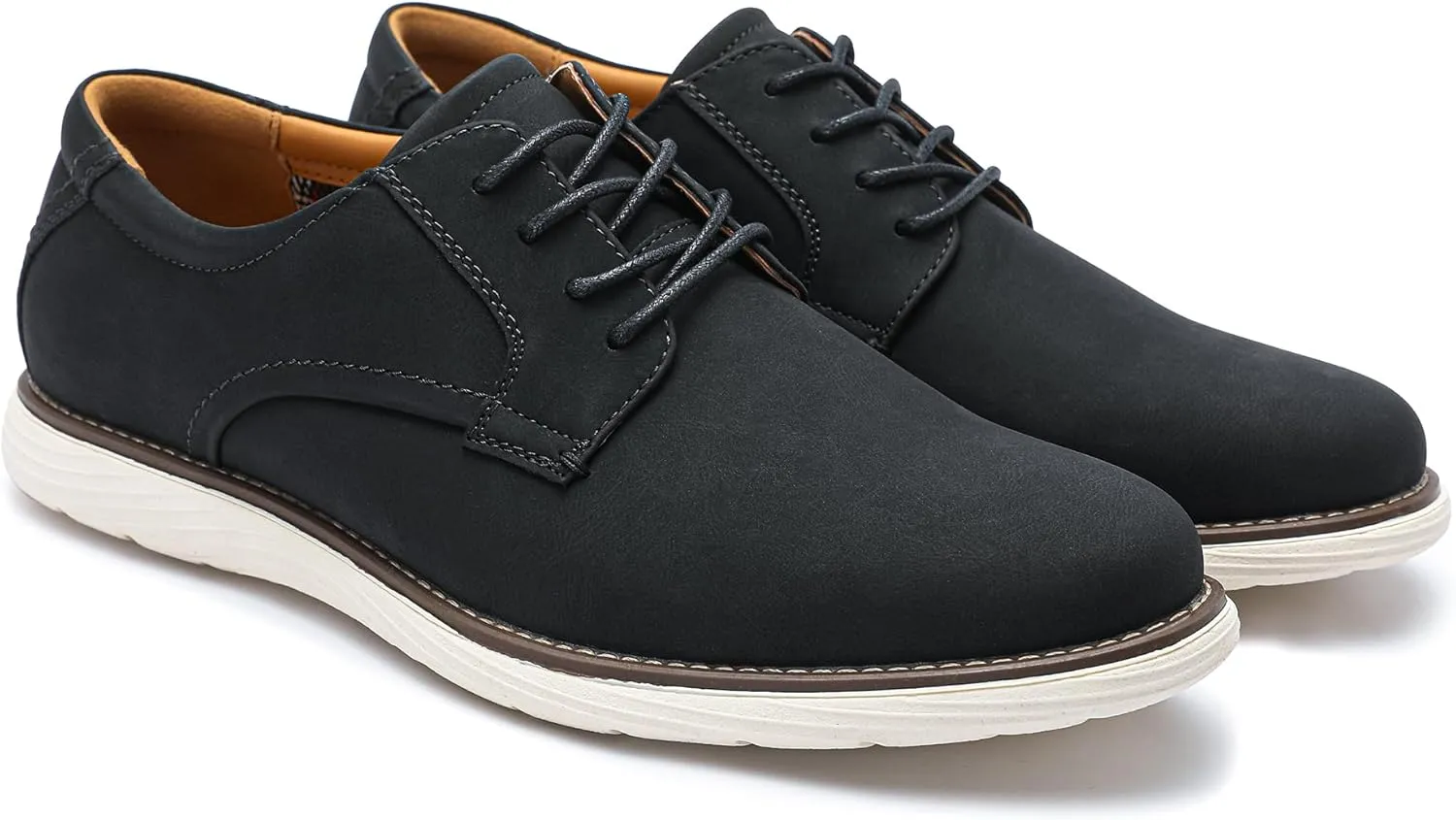 Men's Casual Dress Shoes Fashion Dress Sneakers Business Casual Shoes Comfortable Work Oxfords Office Walking Sneakers