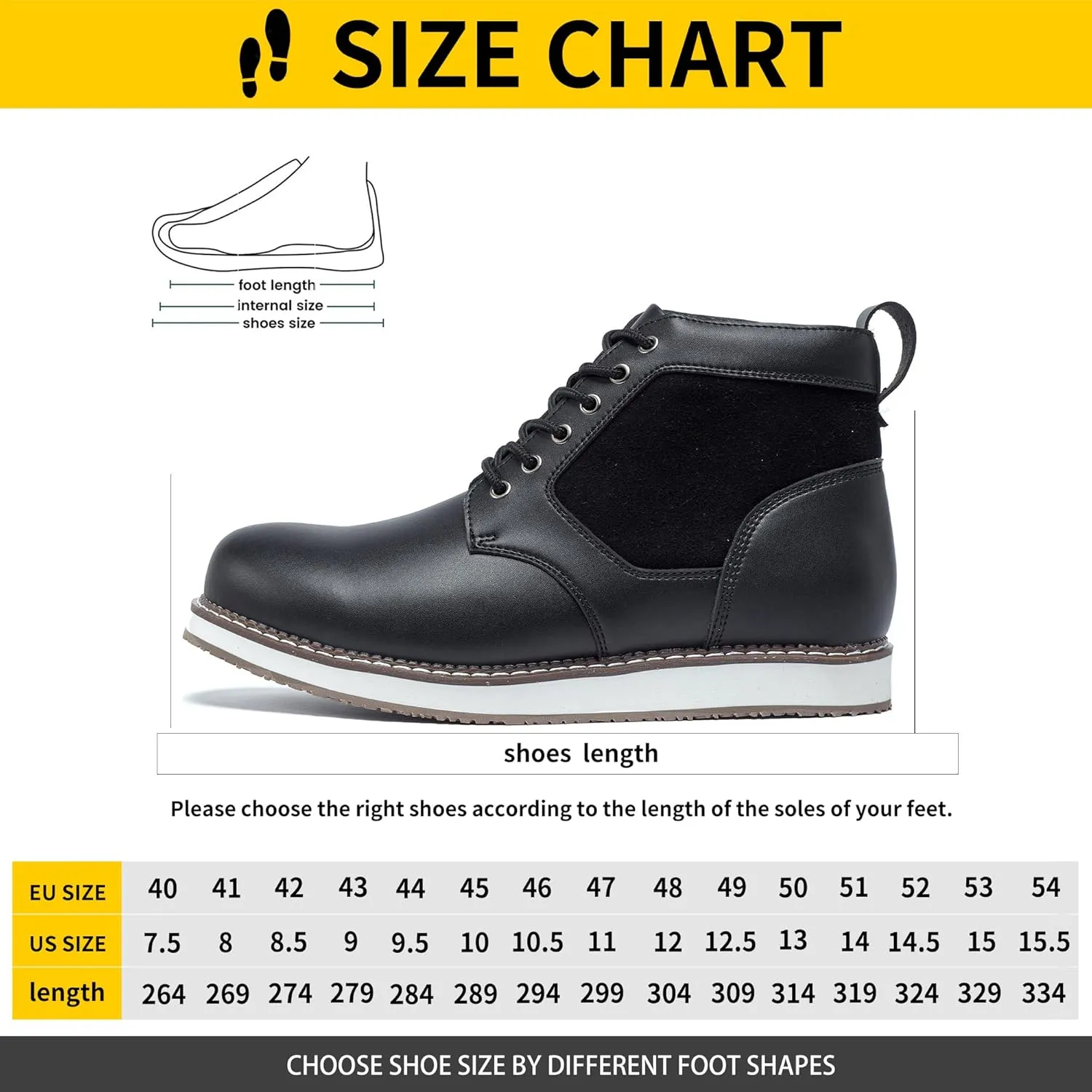 Men's Classic Retro Anti Slip Side Zipper Black Waterproof Low Heeled Riding Boots, Motorcycle Leather Boots, Wide Calf Cowboy Boots, Outdoor Hiking Hunting Boots