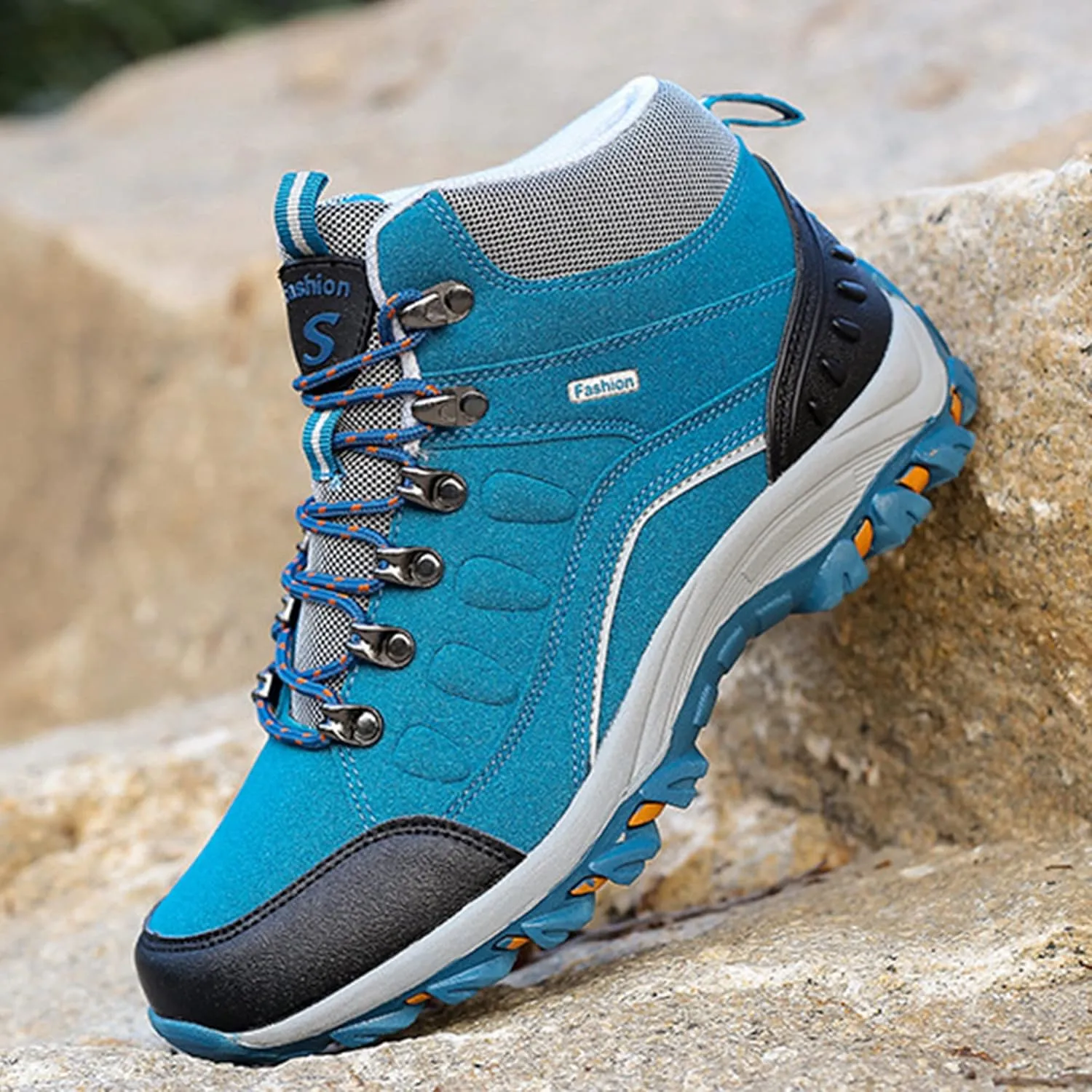 Men's Hiking Boots Ankle Boots Snow Boots Non-Slip Winter Boots Comfortable Travel Shoes Plus Size