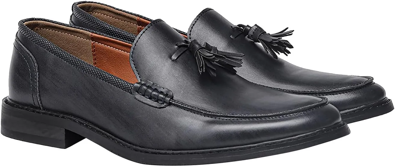 Mens Loafers Casual Dress Slip On Leather Penny Loafers Fashion Wedding Business Tuxedo Walking Shoes for Men