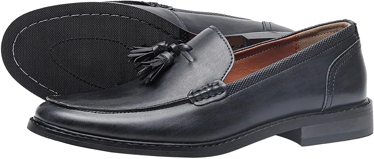 Mens Loafers Casual Dress Slip On Leather Penny Loafers Fashion Wedding Business Tuxedo Walking Shoes for Men