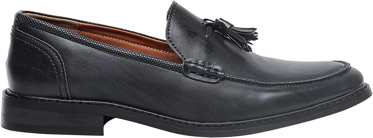 Mens Loafers Casual Dress Slip On Leather Penny Loafers Fashion Wedding Business Tuxedo Walking Shoes for Men