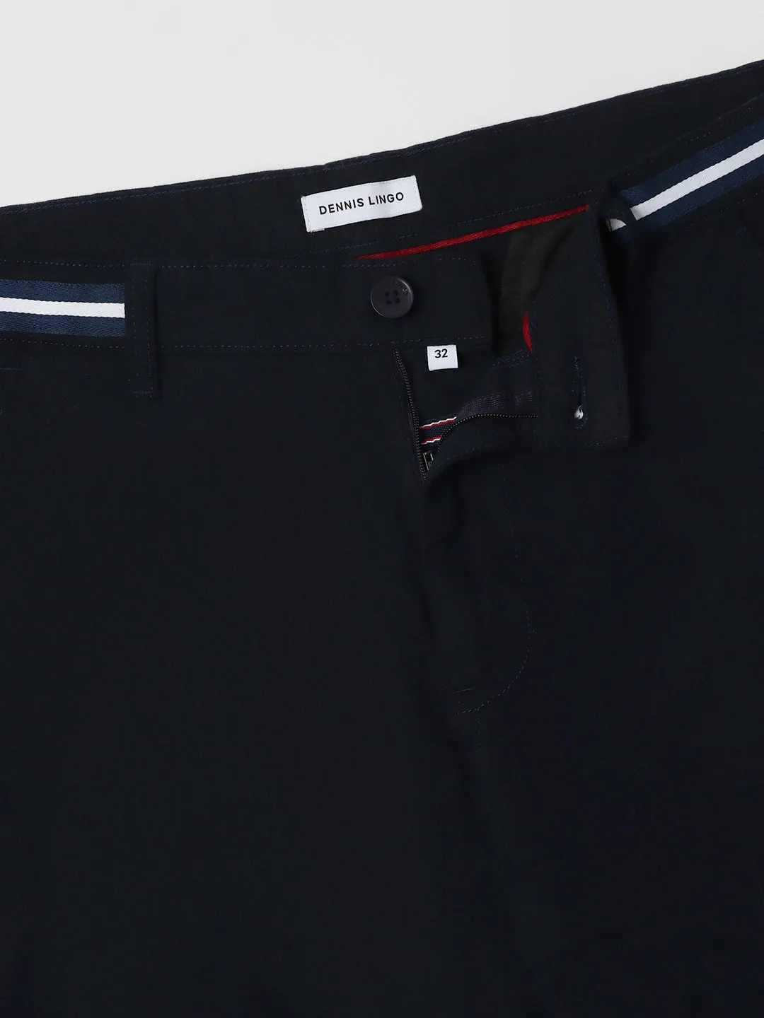Men's Mid-Rise Slim Fit Wrinkle Free Trousers