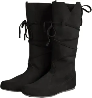 Men's Renaissance Boots Brown Cosplay Halloween Viking Pirate Steampunk Riding Long Boots