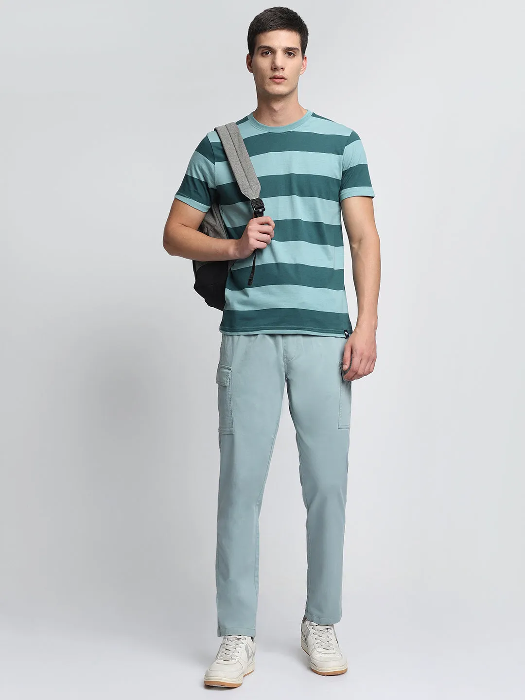 Men's Shirt Collar Regular Fit Solid Offwhite Shirt