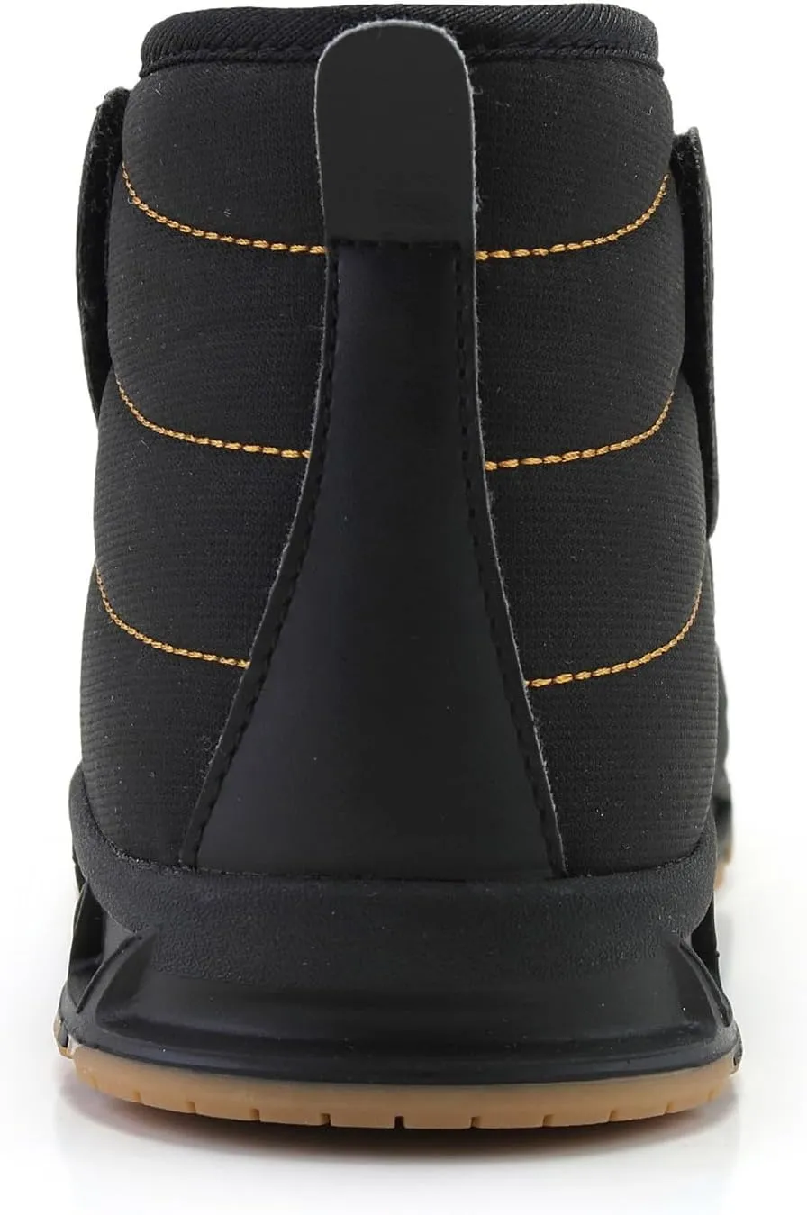 Men's Snow Boots,Outdoor Comfortable Keep Warm Winter Boots for Men,Lightweight Slip Resistant Warm Fur Lined Hiking Winter Boots,Rubber Sole