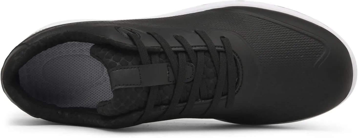 Mens Walking Golfers Sneakers Lightweight Breathable Athletic Shoes Comfort Non Slip Golf Shoes for Men