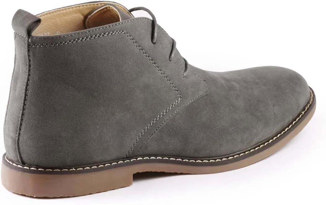 Metrocharm MC127 Men's Lace Up Casual Fashion Ankle Chukka Boots