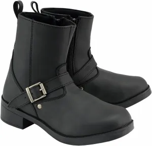 Milwaukee Leather MBK9295 Kids 6 inch Engineer Style Biker Boots - 5