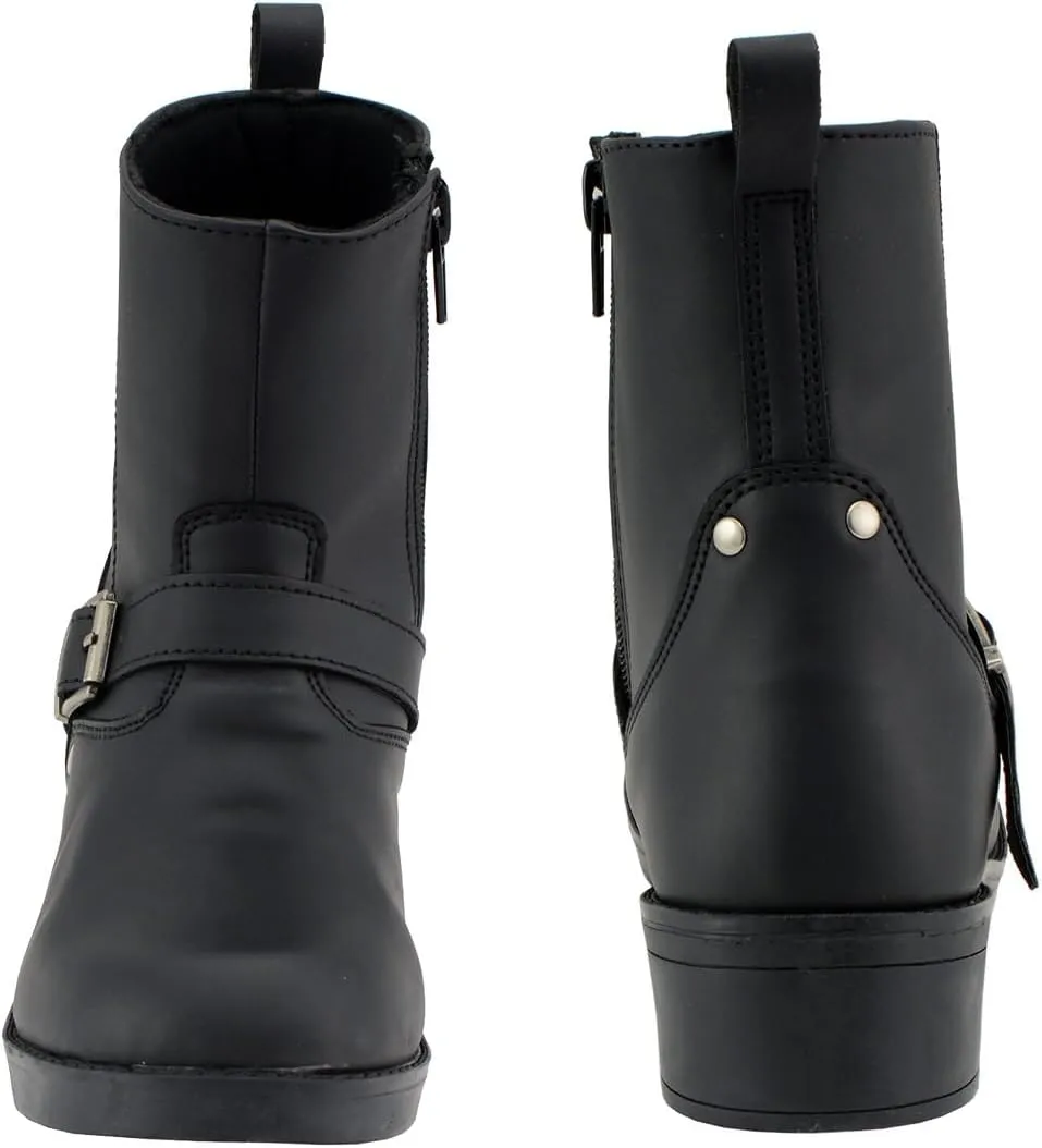 Milwaukee Leather MBK9295 Kids 6 inch Engineer Style Biker Boots - 5