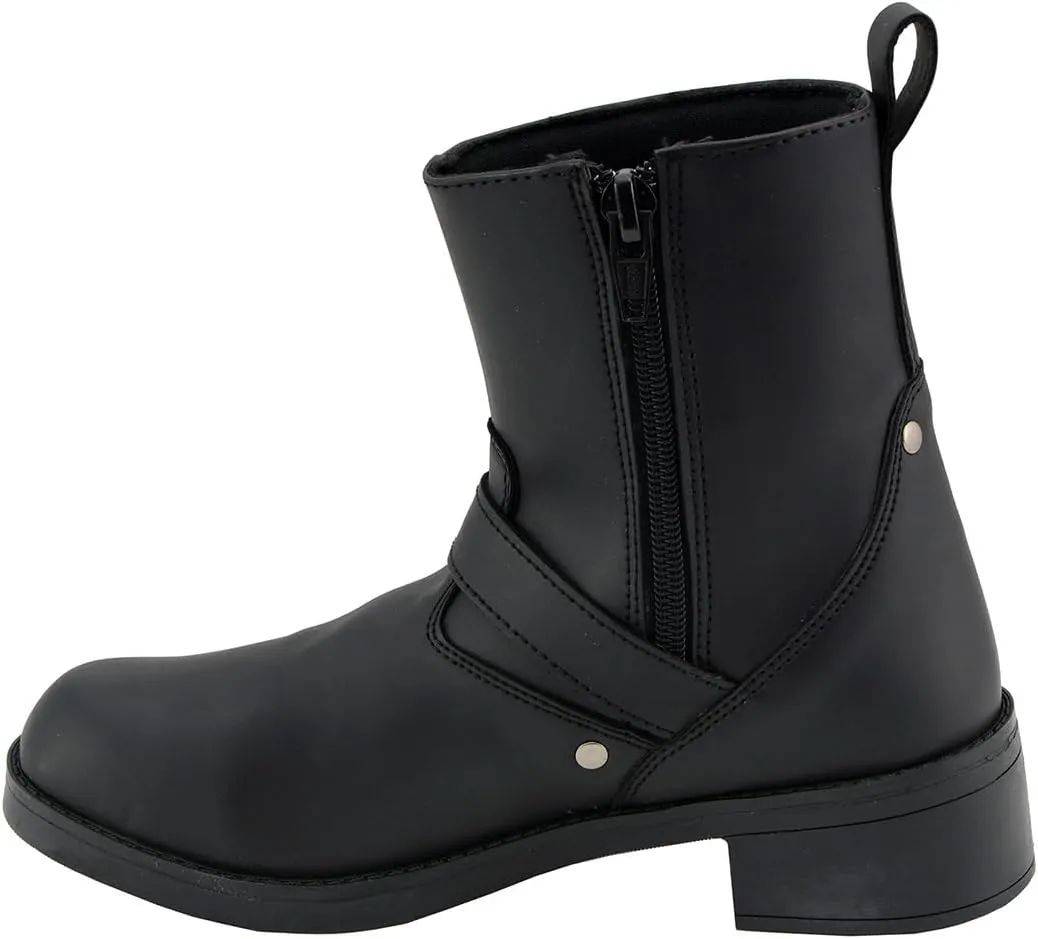 Milwaukee Leather MBK9295 Kids 6 inch Engineer Style Biker Boots - 5